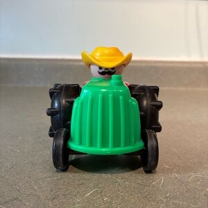 Fisher Price 1995 Tractor with 1990 Little People Cowboy**